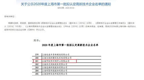 上海市軟件評(píng)測中心